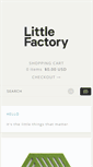 Mobile Screenshot of littlefactory.com